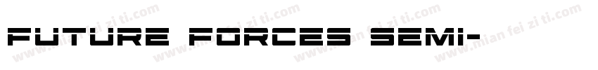 Future Forces Semi字体转换